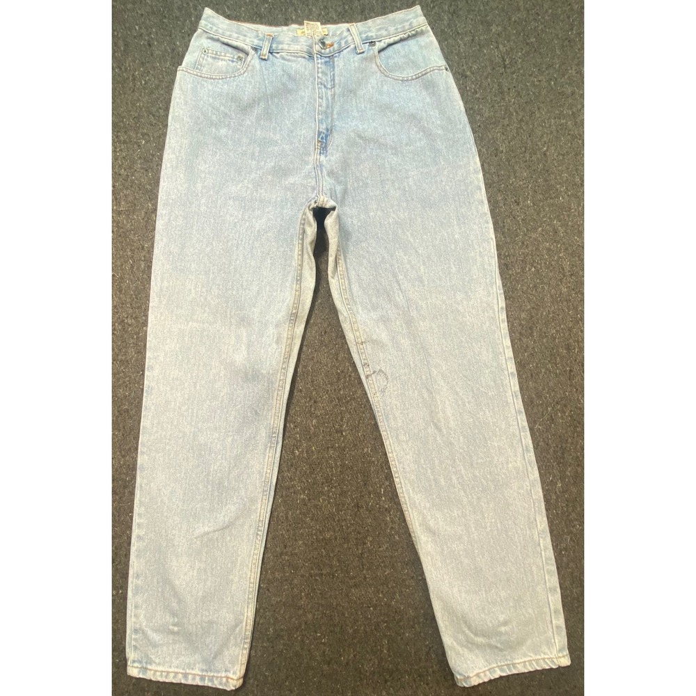 Generra Jeans 16 Womens Light Wash High Rise Straight Leg‎ Blue Denim 100 Cotton